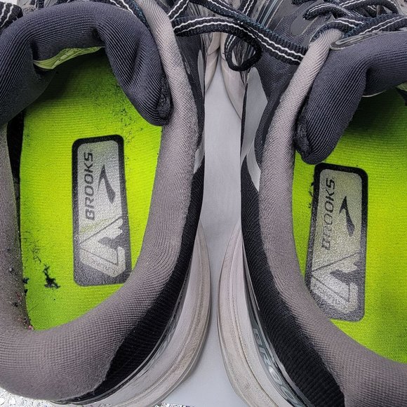 Brooks Launch 2 Mens 8 Running Training Shoes 1101881 D002 Gray Black - Picture 8 of 12